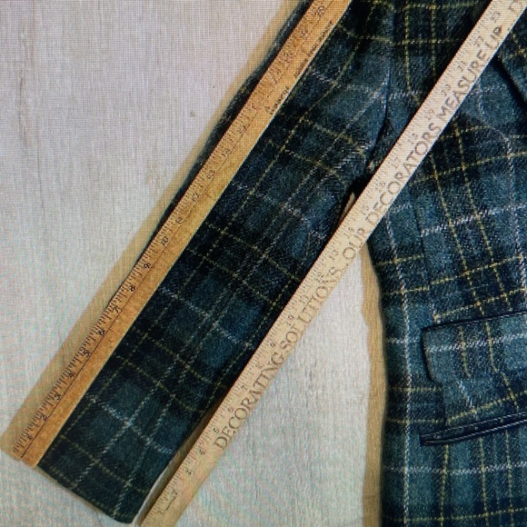 BANANA REPUBLIC Harris Tweed Tailored Coat Pure Wool - Picture 12 of 14